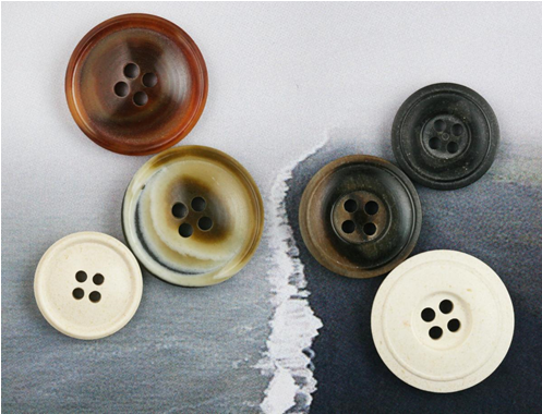 Add Some Shine to Your Design with Recycled Horn Powder Buttons